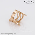 14662 xuping joyería al por mayor 18k anillo de lujo chapado en oro para las mujeres